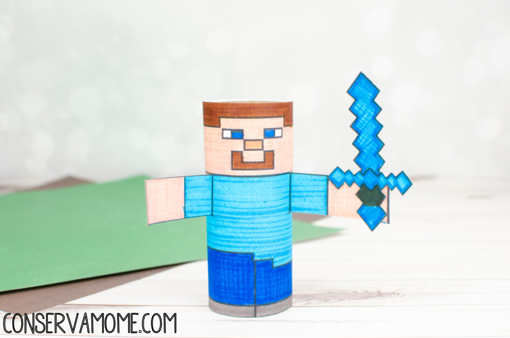 Minecraft printables, Minecraft steve, Paper crafts