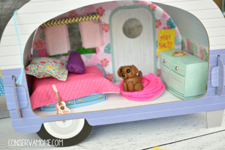 Hands on learning fun with Scholastic and Klutz Make Your Own Tiny Camper ConservaMom