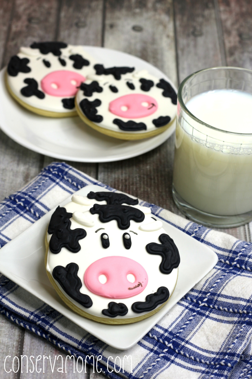 CowCow Cookies Tutorial How to make Cow Sugar Cookies