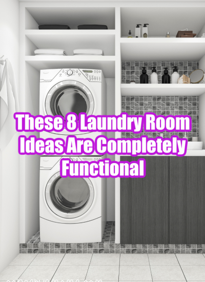 These 8 Laundry Room Ideas that Are Completely Functional
