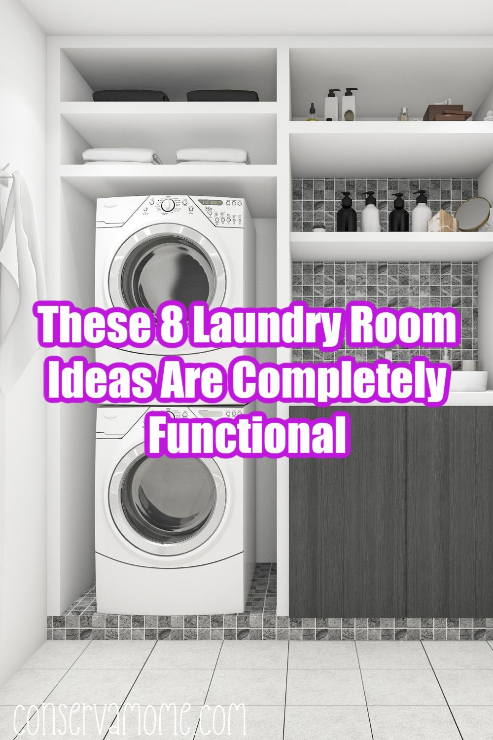 These 8 Laundry Room Ideas that are completely functional.