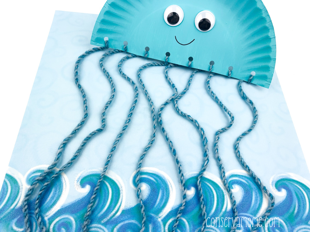 Jellyfish Craft for Kids + Fun Paper plate crafts for kids