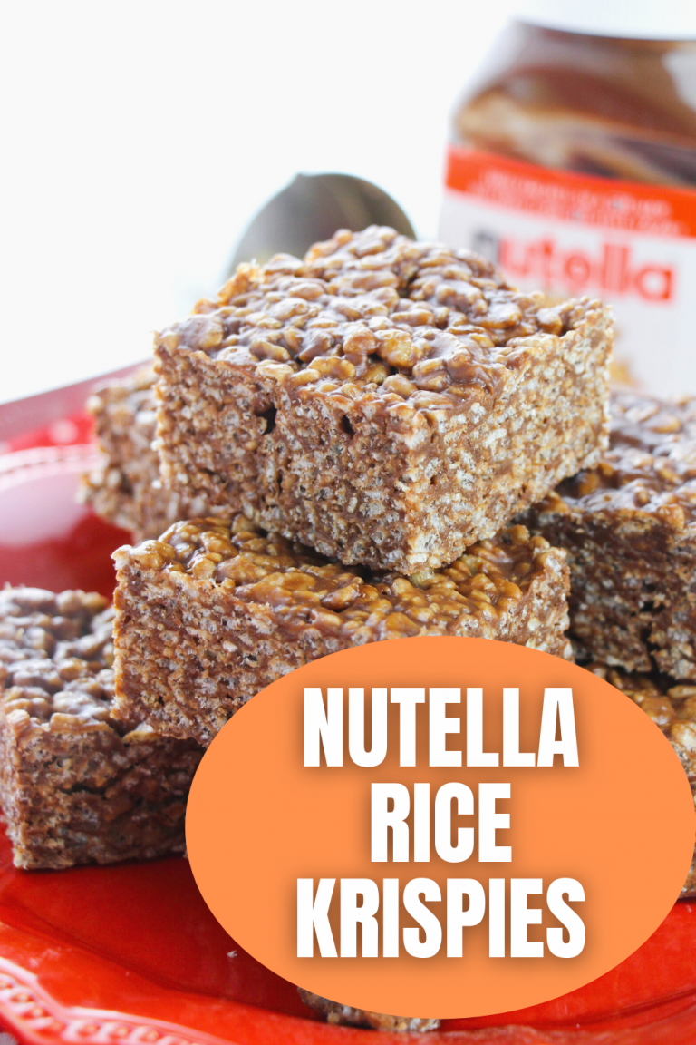 Nutella Rice Krispies A Delicious and easy Nutella dessert recipe