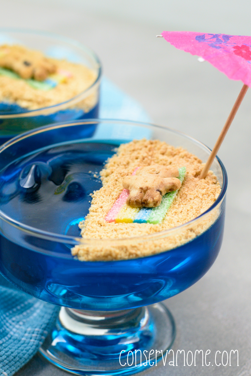 Shark at the Beach shark themed kids snack