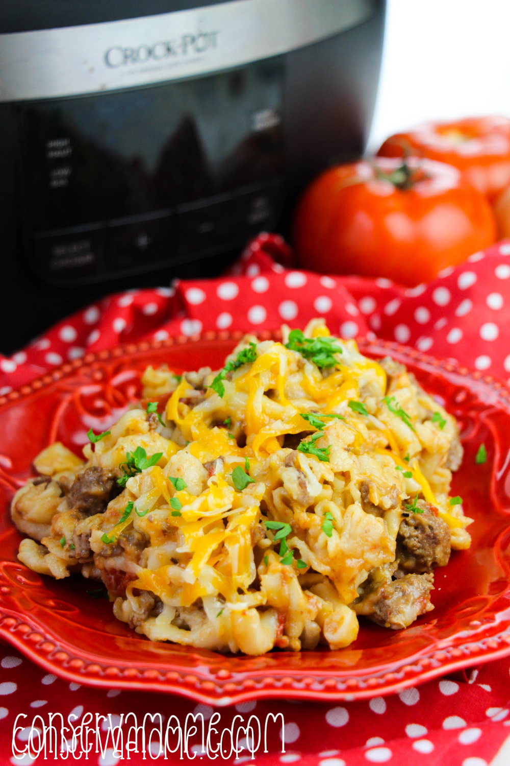 Homemade Hamburger Helper Recipe made in the crockpot! 