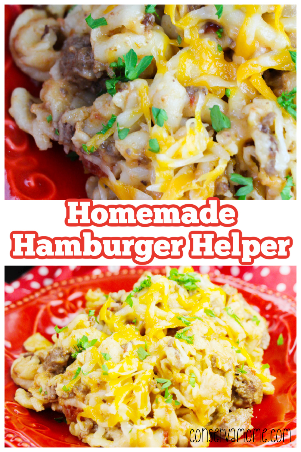 Homemade Hamburger Helper Recipe made in the crockpot! 