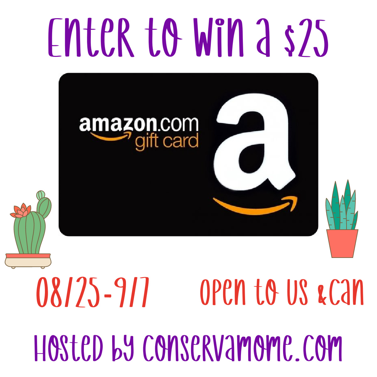 $25 Amazon Gift Card Giveaway