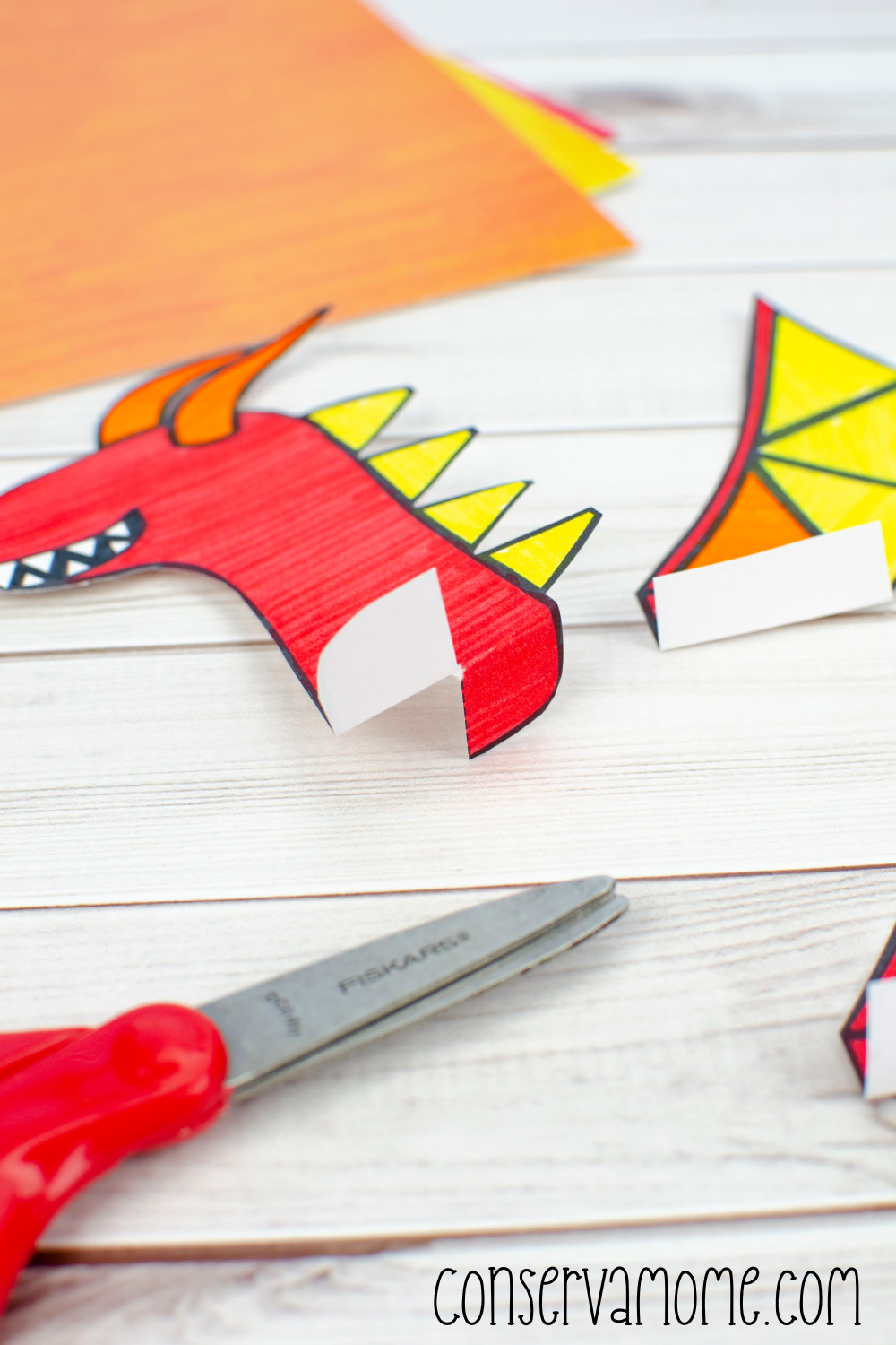 Dragon Toilet Paper Roll Craft