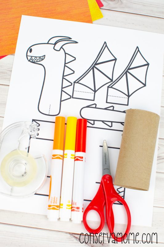 Dragon Toilet Paper Roll Craft ConservaMom
