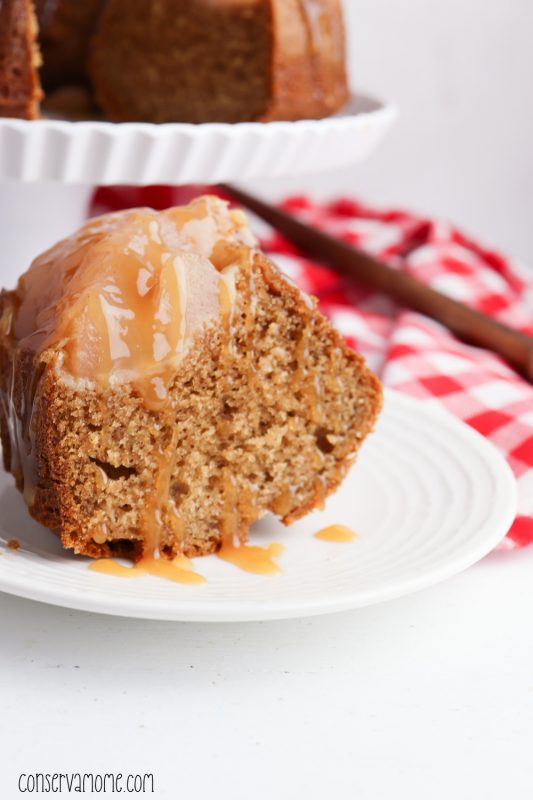 Caramel Apple Upside Down Cake - ConservaMom