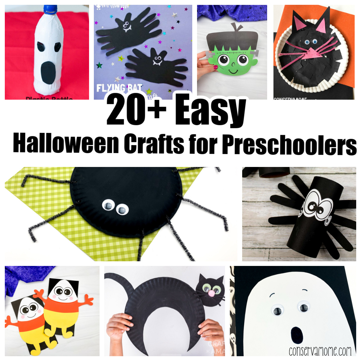 20+ Easy Halloween Crafts for Preschoolers - ConservaMom