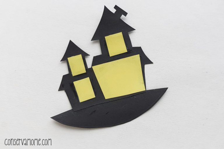Haunted House Paper Plate Halloween Craft ConservaMom
