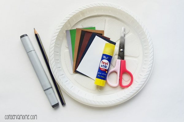 Frankenstein Paper Plate Craft for Kids - ConservaMom