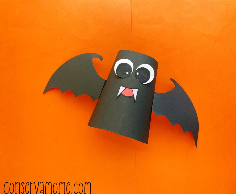 Plastic Cup Bat Craft_ A Halloween Craft Idea