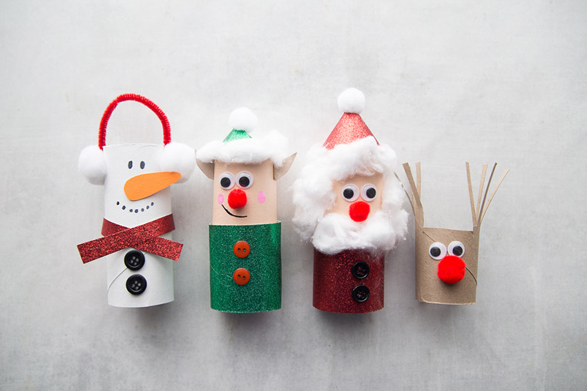 18+ Toilet paper roll christmas craft for kids - ConservaMom