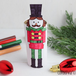 Toilet Paper roll Nutcracker craft