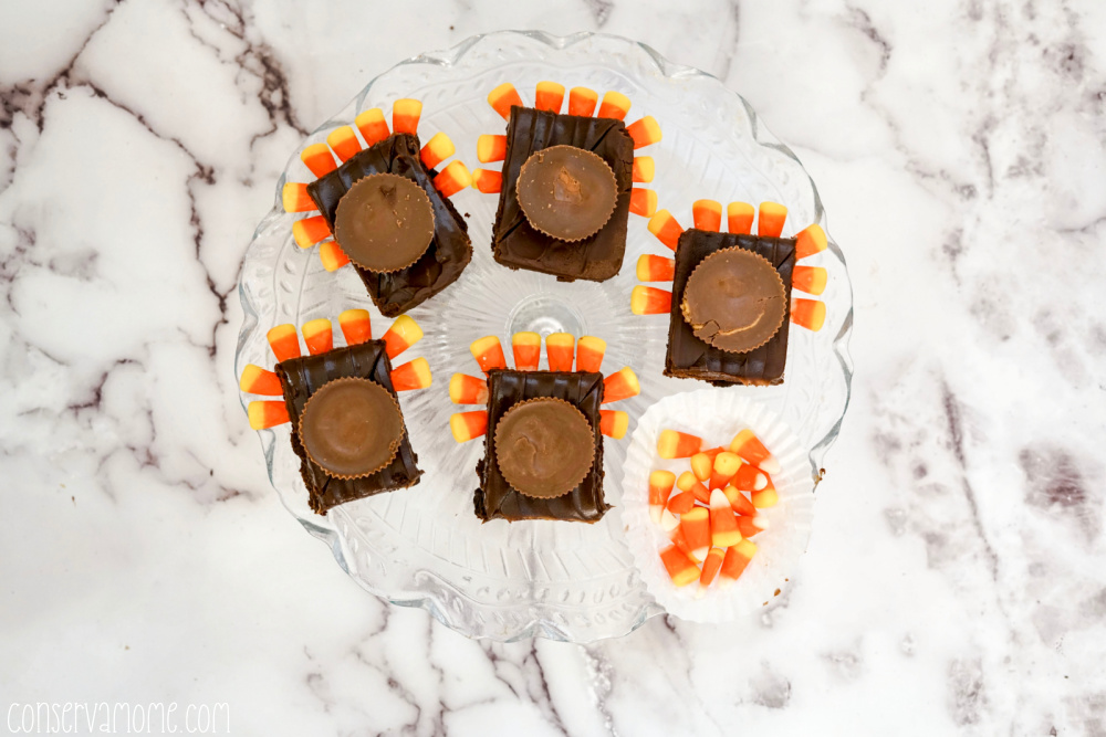 Whimsical and Fun Turkey Brownies