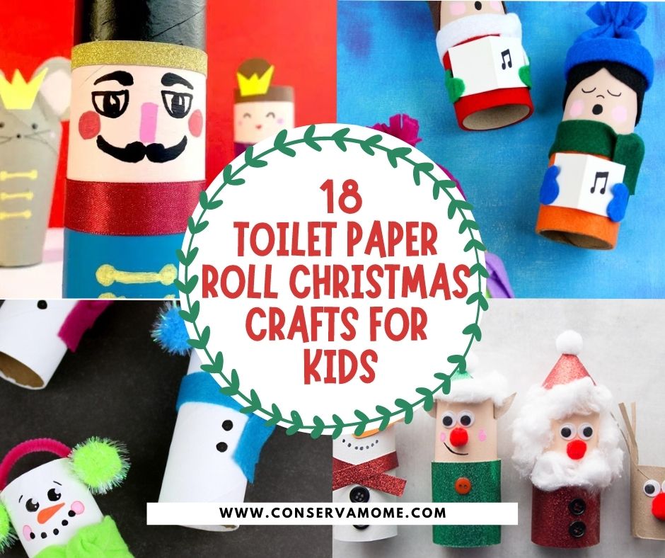 Easy Toilet Paper Roll Christmas Crafts for Kids - Thrive at Home
