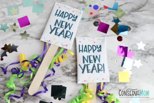 How to make New Year's Eve Noise Makers