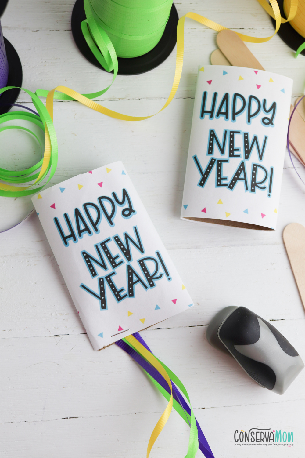 How to make New Year's Eve Noise Makers