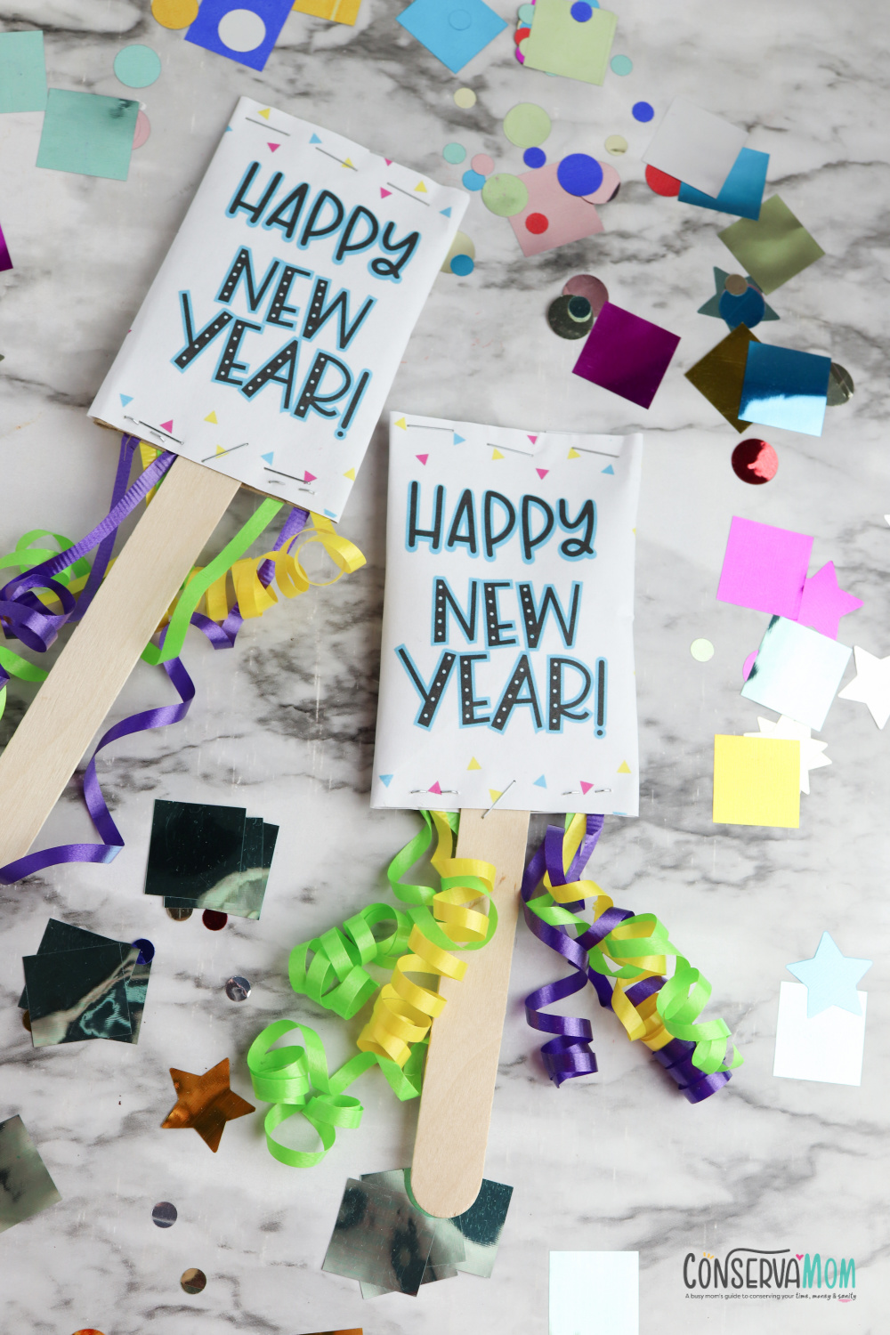 How to make New Year's Eve Noise Makers