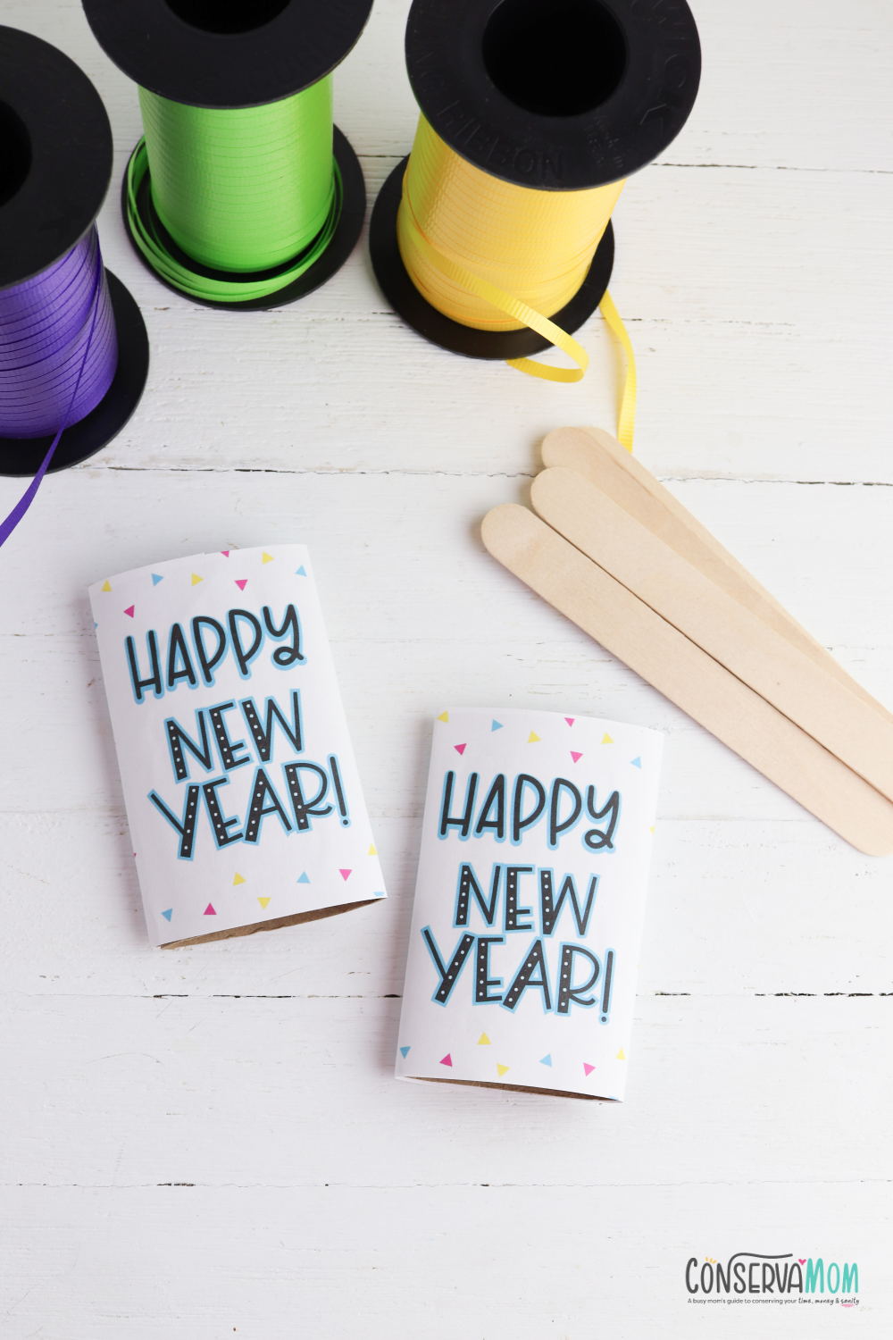 How to make New Year's Eve Noise Makers