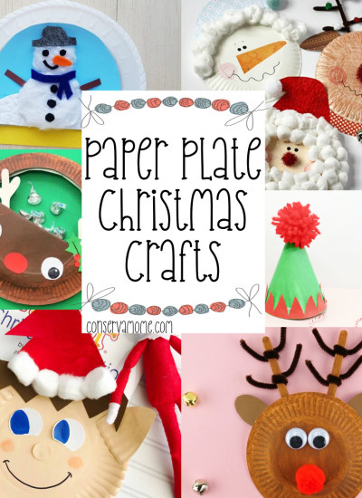 paper plate Christmas crafts