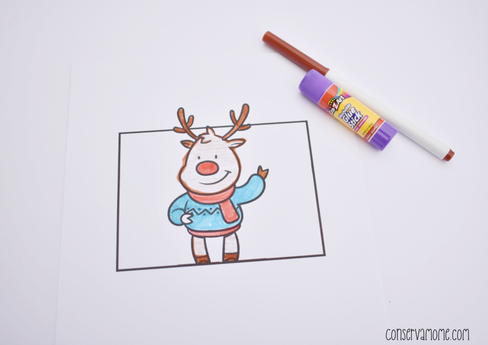 Reindeer toilet paper roll craft