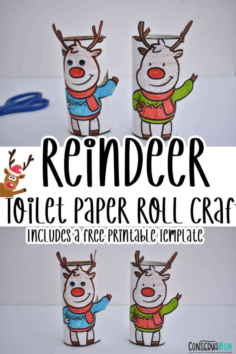 Reindeer Toilet Paper Roll Craft - ConservaMom