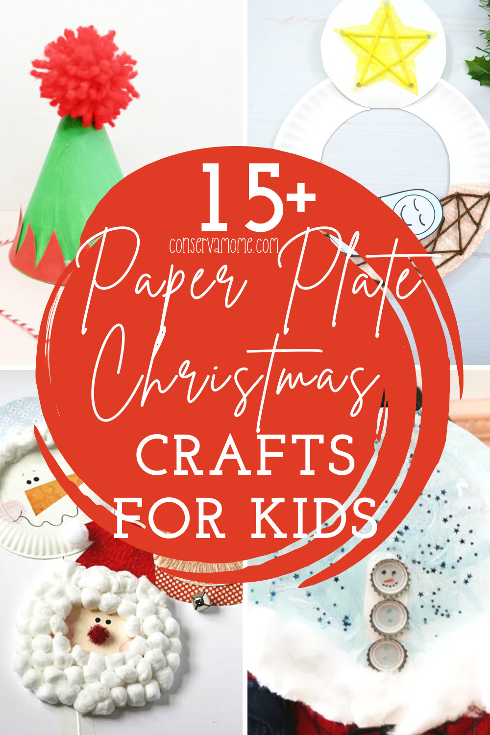 Paper plate Christmas crafts