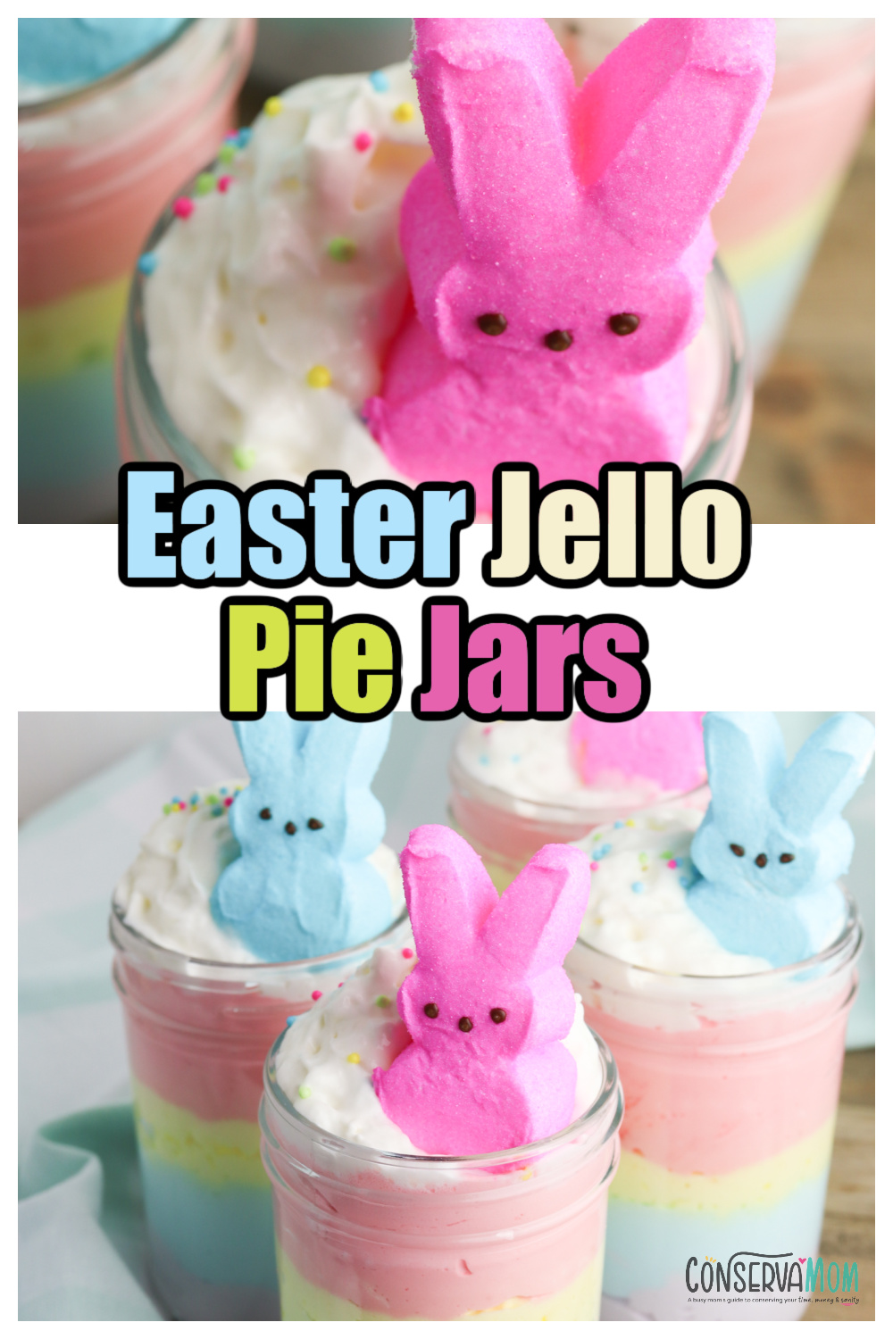 Easter Jello Pie Jars