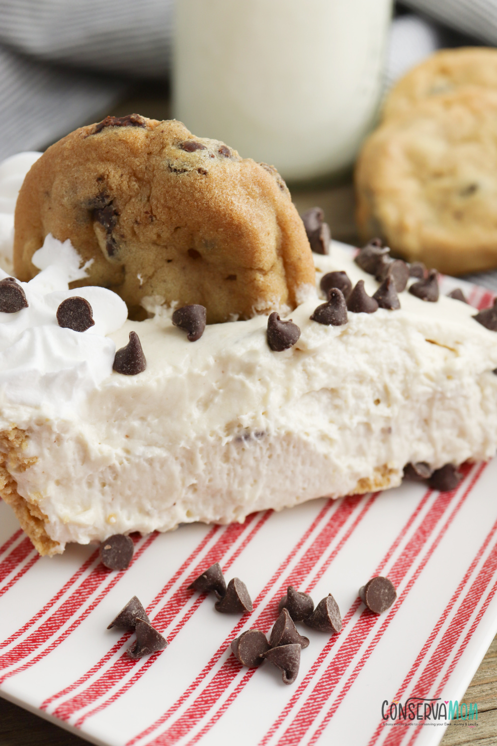 No-Bake Cookie Dough Cheesecake