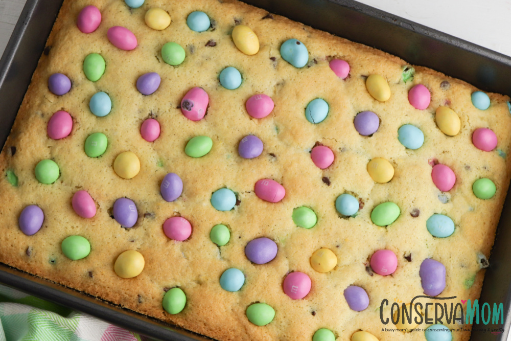 Easter Cake Mix Cookie Bars