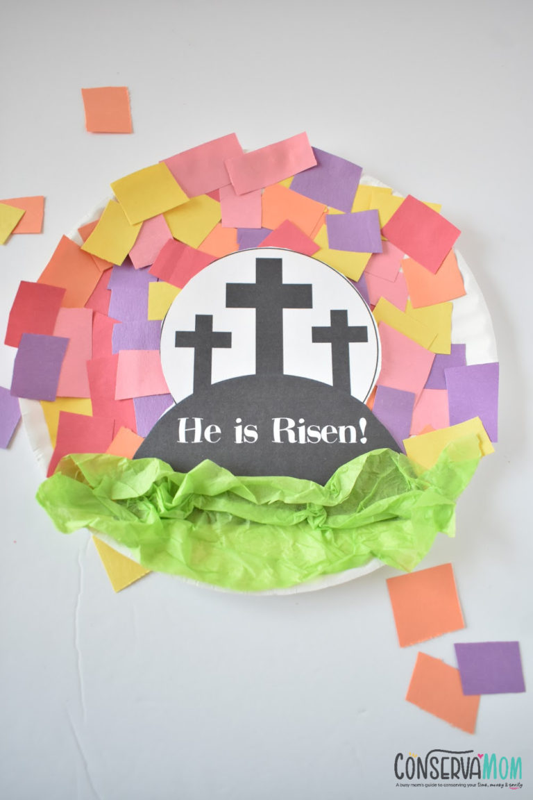 Christ-Centered Easter Craft for Kid: Spanish & English Templates!