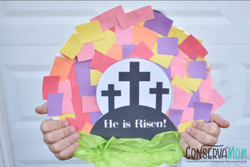 Christ-Centered Easter Craft for Kid: Spanish & English Templates!