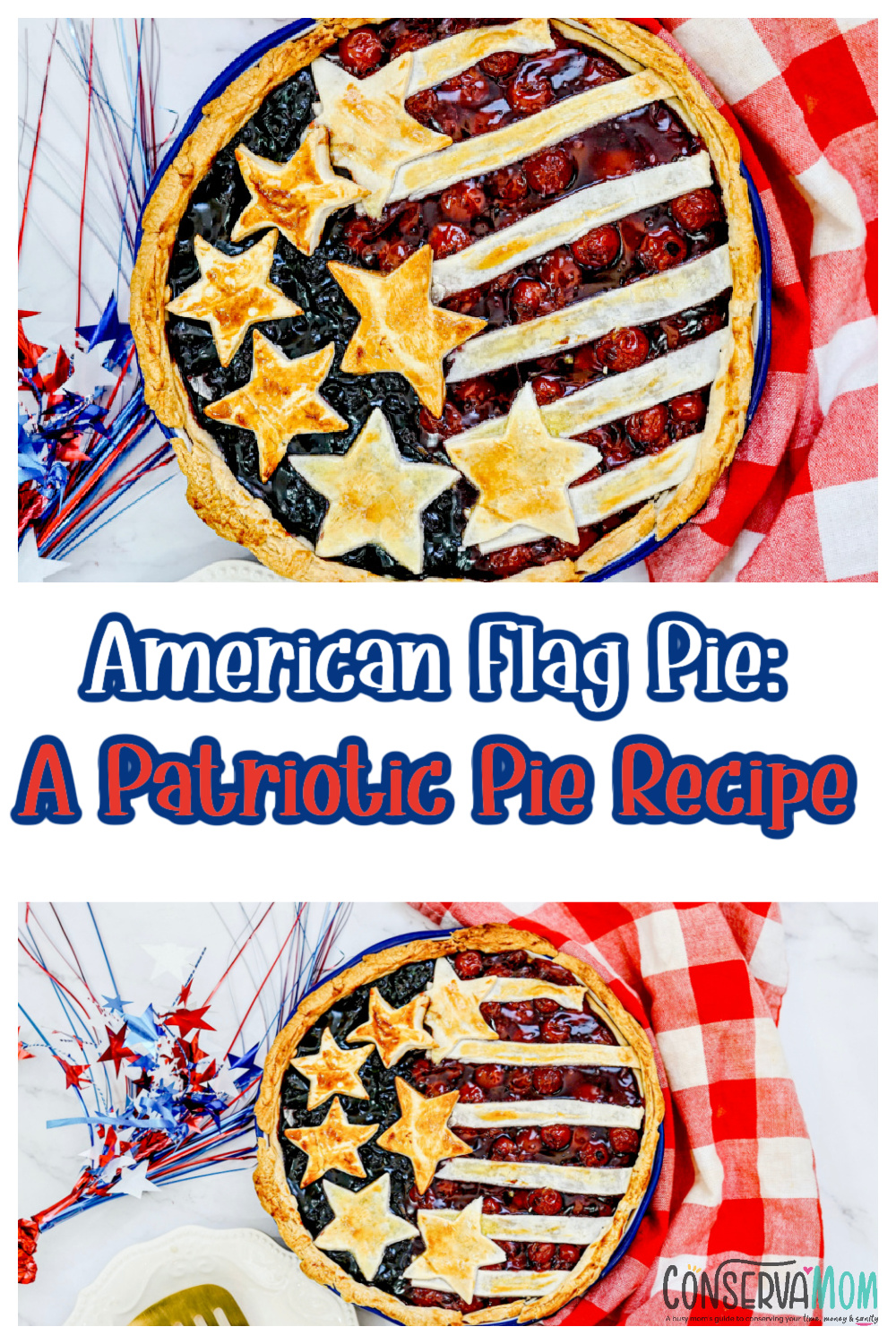 American Flag Pie : A Patriotic Pie Recipe