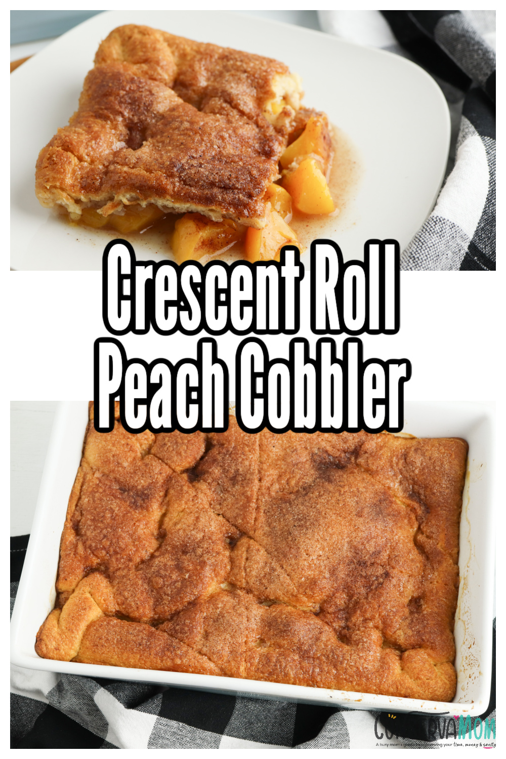 Crescent Roll Peach Cobbler