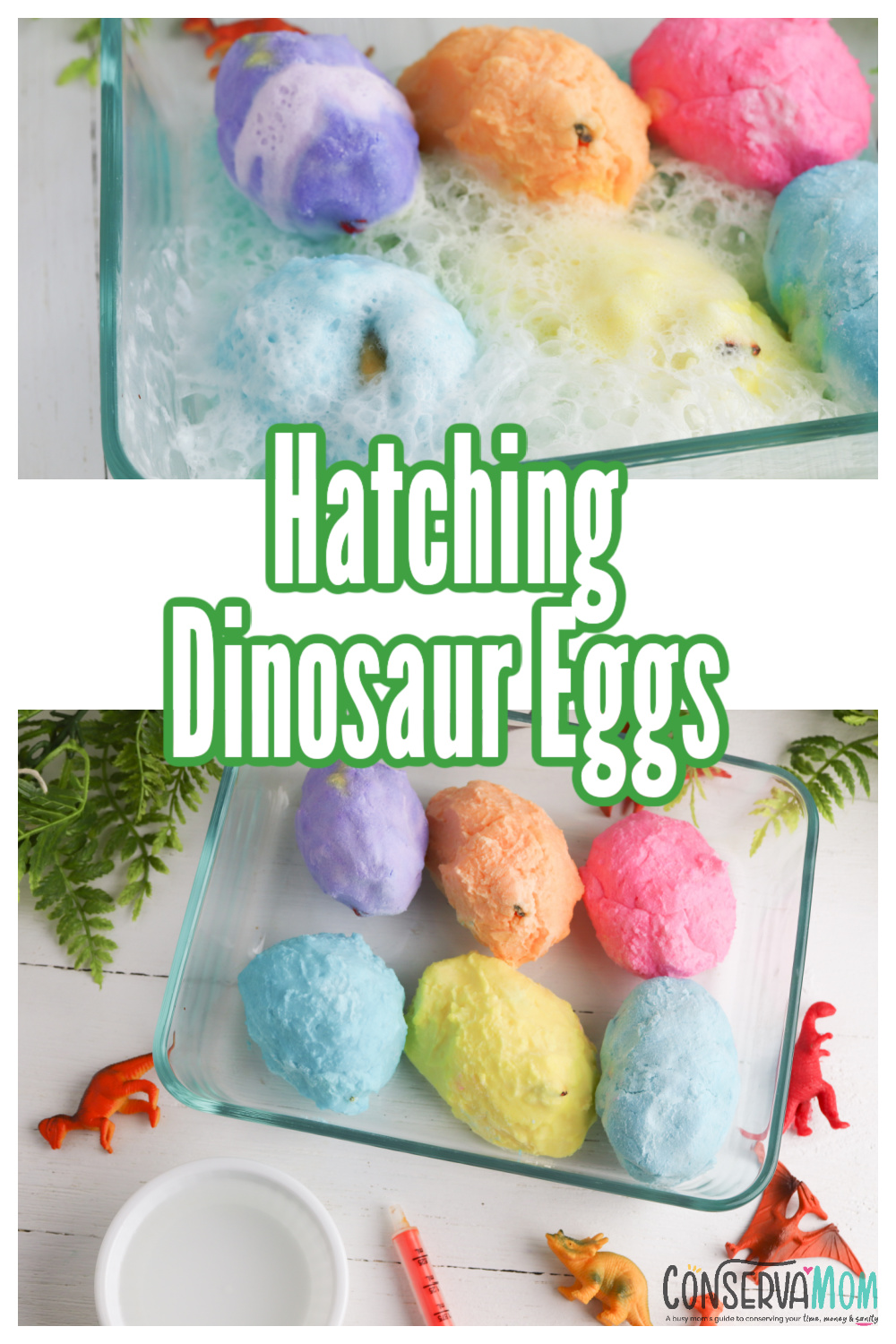 Hatching dinosaur eggs recipe