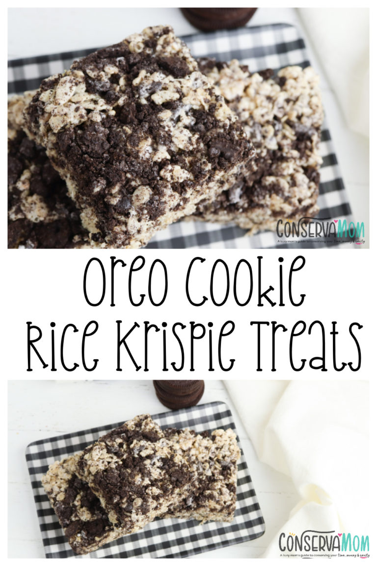 Oreo Rice Krispies Treats - ConservaMom