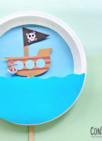 Paper Plate Pirate Ship Craft