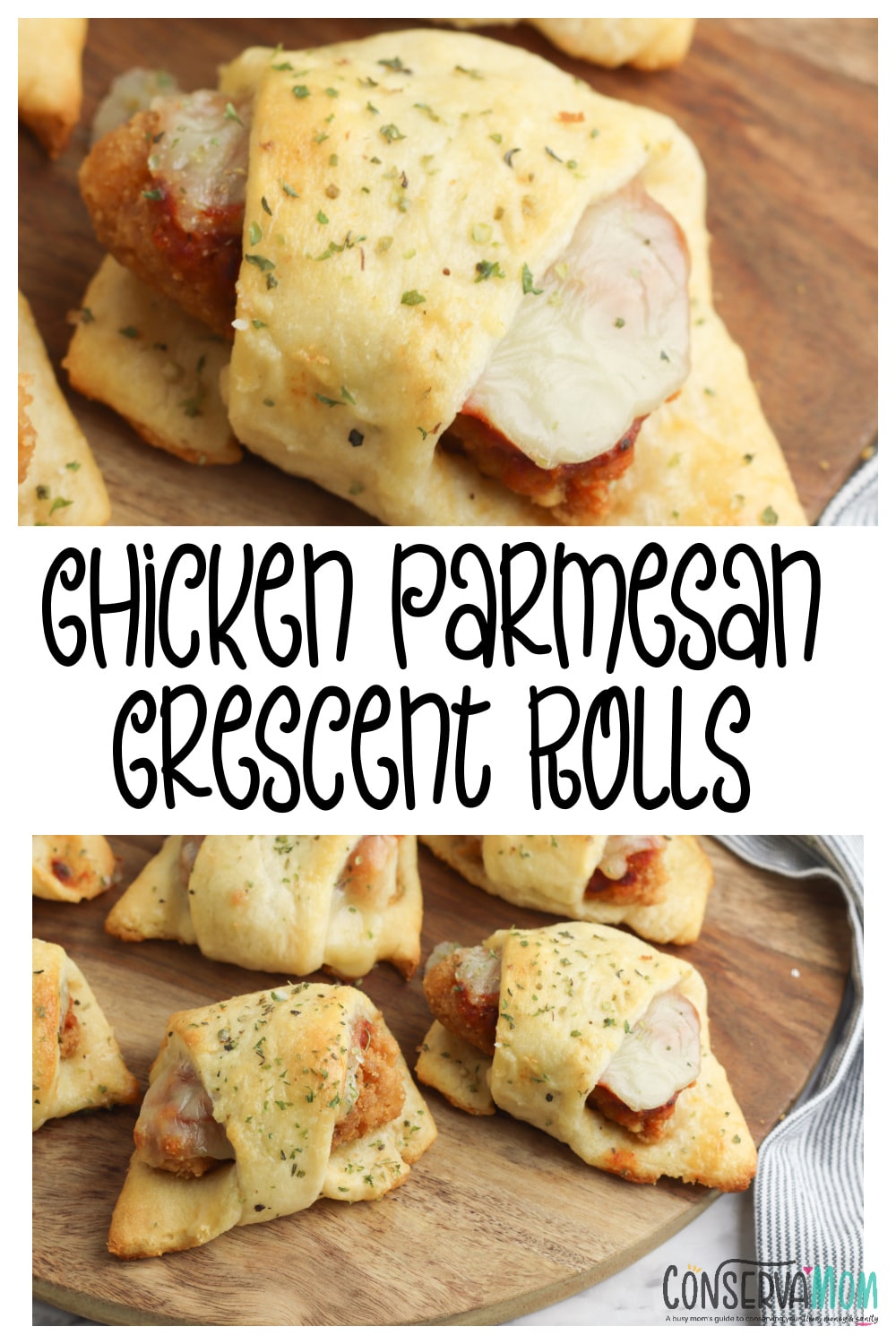 Chicken Parmesan Crescent Rolls