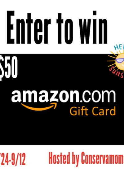 Enter to win a $50 Amazon Gift card!