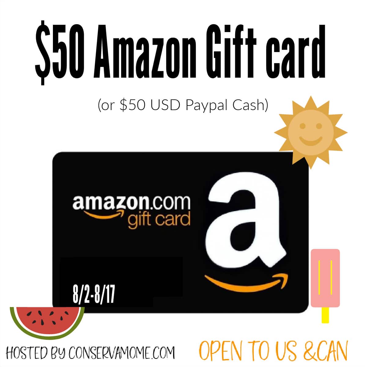 amazon gift card Giveaway
