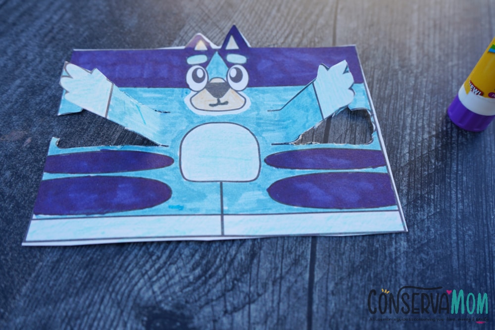 Bluey Toilet Paper Craft