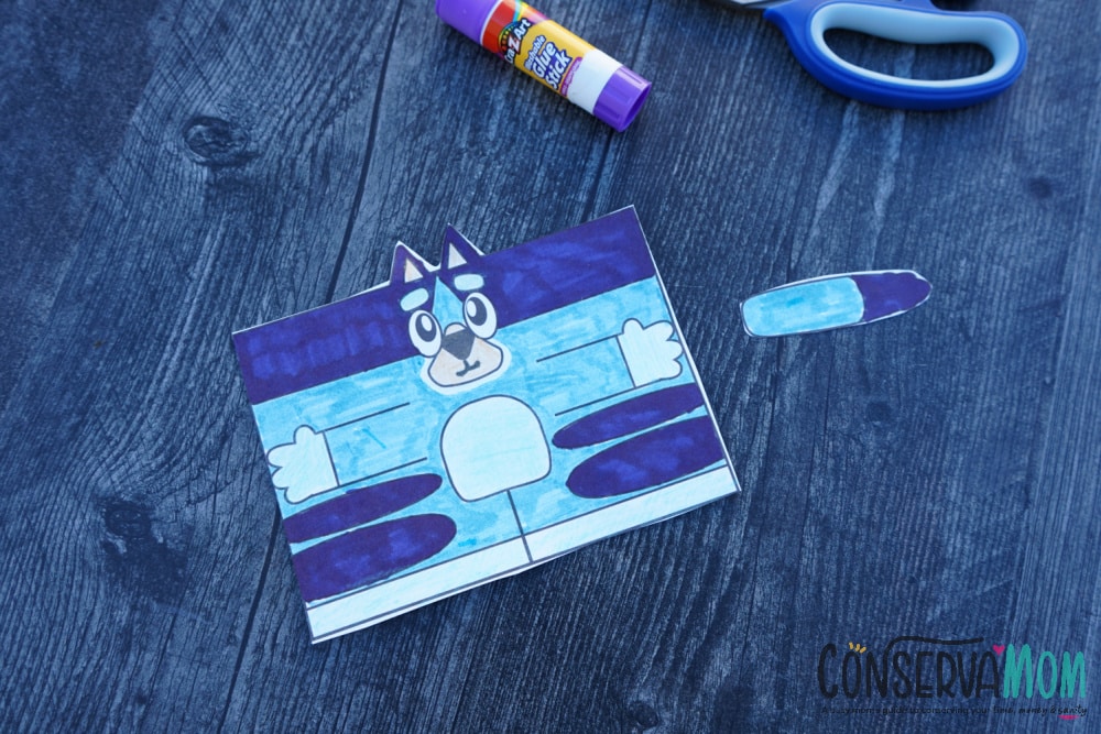 bluey toilet paper roll craft