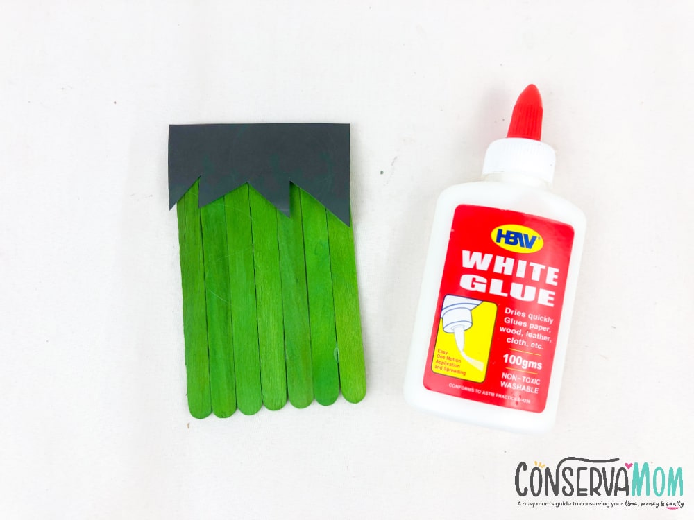 Frankenstein Popsicle Stick Craft