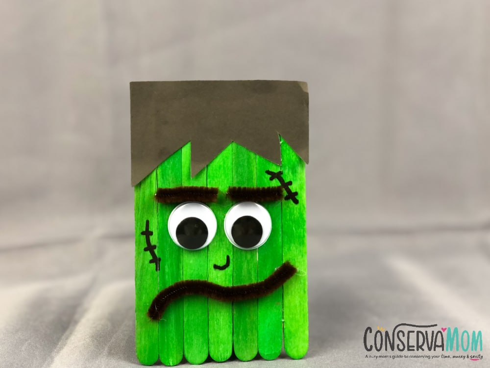 Frankenstein Popsicle Stick Craft