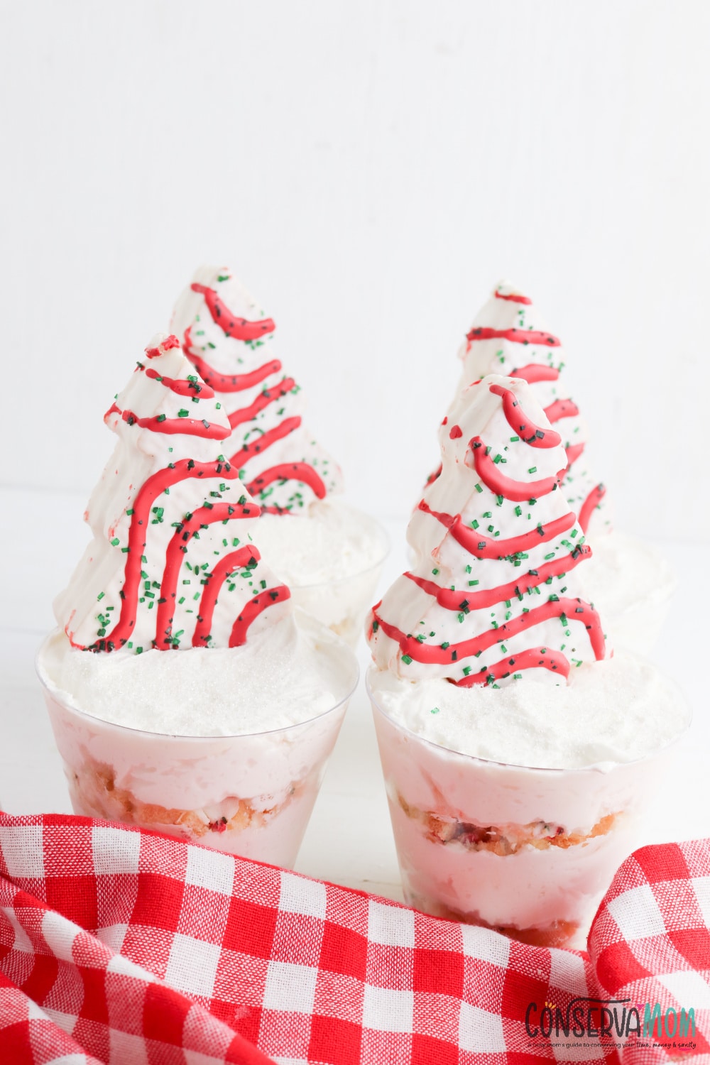 Christmas Tree Cakes Cheesecake Cups