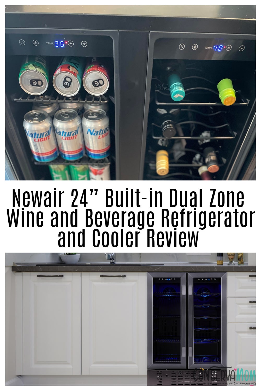 Newair 24” Built-in Dual Zone Wine and Beverage Refrigerator and Cooler  Review