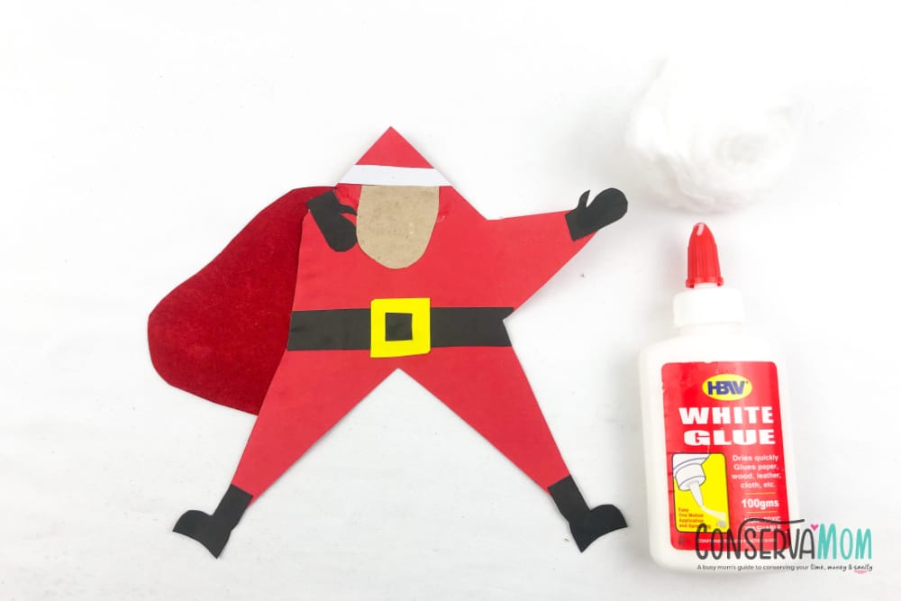 Santa paper craft